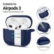 2. Tech-Protect Silicone Hook Case for Apple AirPods 3 - Blue