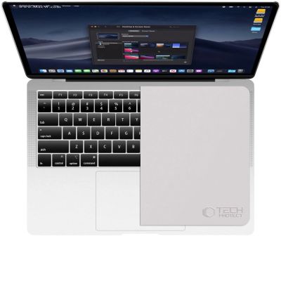 2. Tech-Protect Polishing Cloth Microfiber Screen Cloth for Laptop 15-16" - Gray