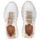 18. Leather platform sneakers, white, Filippo DP7498