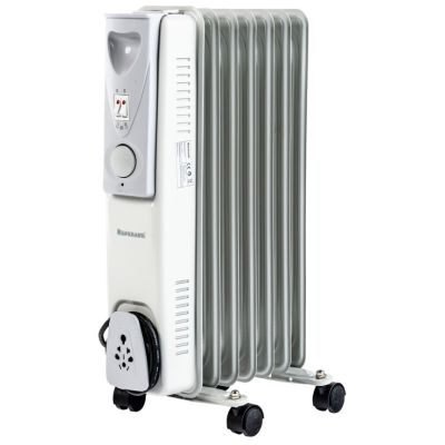 2. Ravanson OH-07 Oil-Filled Radiator (1500 W; 7 Fins; Grey)