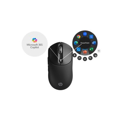 6. HP 700 Rechargeable Mouse Black wireless with battery black AZ7B0AA