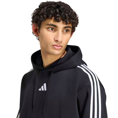 4. Men's adidas Essentials 3-Stripes Fleece Hoodie Black KY6602