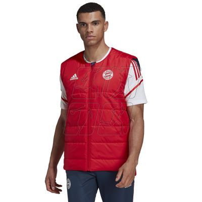 2. Adidas Bayern Pad Vest M HG1132