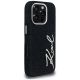 4. Karl Lagerfeld FW Jeans Signature Logo iPhone 16 Pro Case - Black
