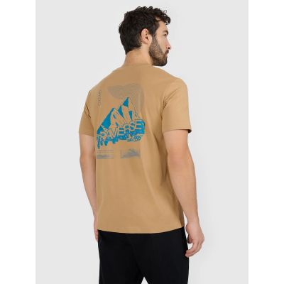 2. Men's regular printed T-shirt 4F 4FRAW25TTSHM3377-83S