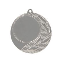 General silver medal with space for a 25 mm emblem – steel medal