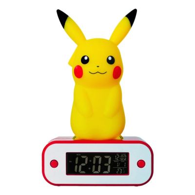 TF POKEMON LIGHT-UP ALARM CLOCK - PIKACHU