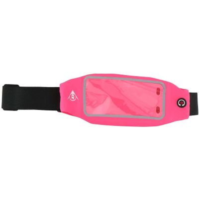 4. DUNLOP PINK SPORTS WATERPROOF WAIST BAG FOR RUNNING WITH PHONE WINDOW