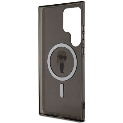 7. Karl Lagerfeld IML Ikonik MagSafe Case for Samsung Galaxy S24 Ultra - Black
