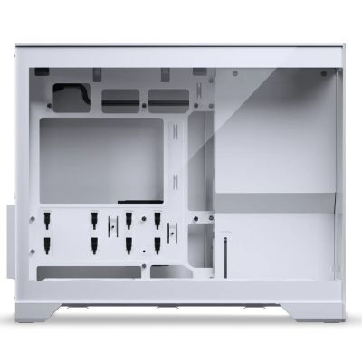 3. PHANTEKS XT V3 PC-Gehäuse, Mini-Gehäuse, mATX, Tempered Glass - inklusive 3x 120-mm-Lüfter, weiß