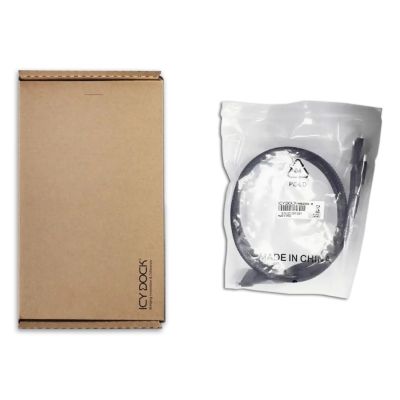 4. ICY Dock MB206L-B internal SAS cable - 8i Slim SAS (SFF-8654) (M) to 4i OCuLink (SFF-8611) - 50cm - for ToughArmor MB699VP-B V2, MB699VP-B V3, MB720MK-B V2, MB852M2PO-B