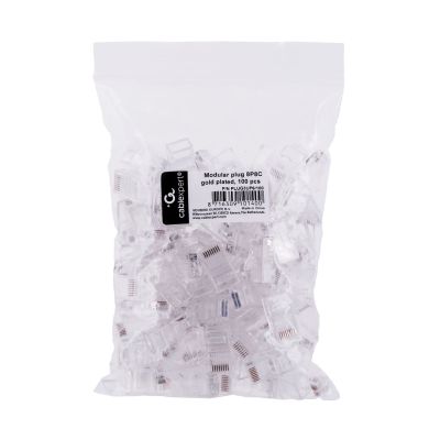 5. GEMBIRD RJ45 PLUG (100 PCS) CAT. 5E, UTP, 8P8C