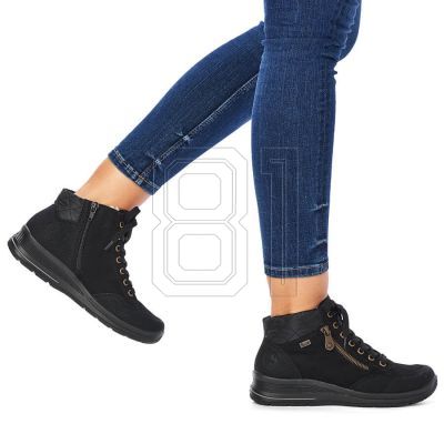34. Rieker W RKR567 waterproof leather insulated boots