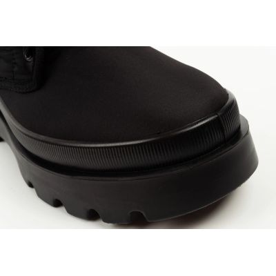 5. Progress Women’s Winter Snow Boots Black, Insulated with Sheepskin Lining
