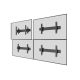 7. Equip Wall Mount 32"-65"/30kg 1TFT 1Gelenk Push-In-Pop Black