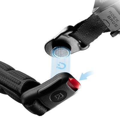 4. Rockbros LK-15 Carbon Fiber Bike Helmet Size L (58-62cm) - Chameleon Blue