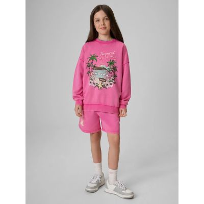 3. Girls' loose sweatshirt without hood 4F 4FJRSS26TSWSF2970-54S