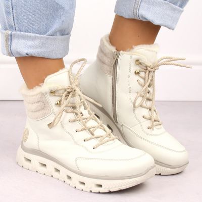 7. Rieker W RKR720 insulated sports boots, white
