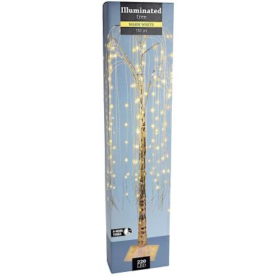 7. DECORATIVE CHRISTMAS WILLOW TREE 220 LEDS HEIGHT: 150CM
