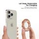 4. Tech-Protect MMR200 magnetic holder / ring with MagSafe - pink with crystals