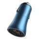 4. Baseus Golden Contactor Pro fast car charger USB Type C / USB 40 W Power Delivery 3.0 Quick Charge 4+ SCP FCP AFC + USB Type C cable - Lightning blue (TZCCJD-03)