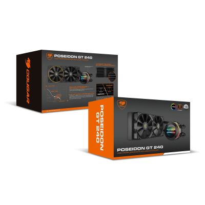 7. COUGAR Poseidon-GT 240 CPU Water Cooler, ARGB