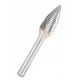 CARBIDE MILLING CUTTER HF 100 F /12.7mm/010 HYPERBOLA FI=12.7x25mm, THR.6mm, RBF TYPE