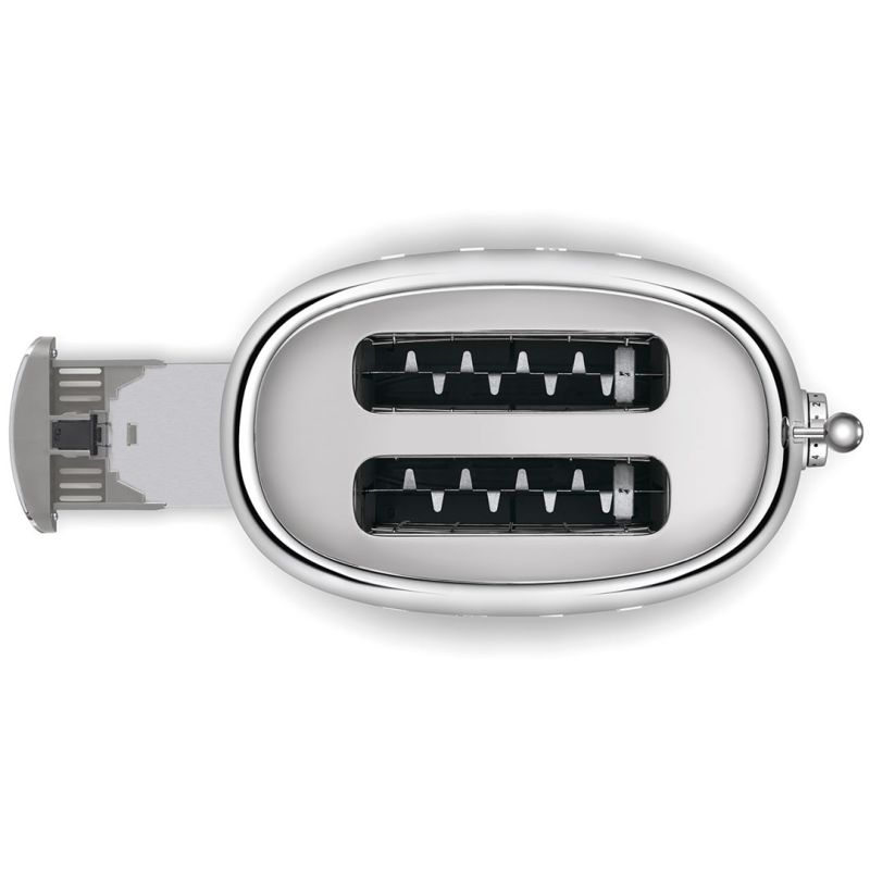 8. Smeg TSF01SSEU 2-slice toaster, chrome finish