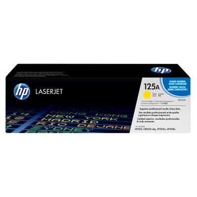 3. HP 125A original yellow LaserJet toner cartridge