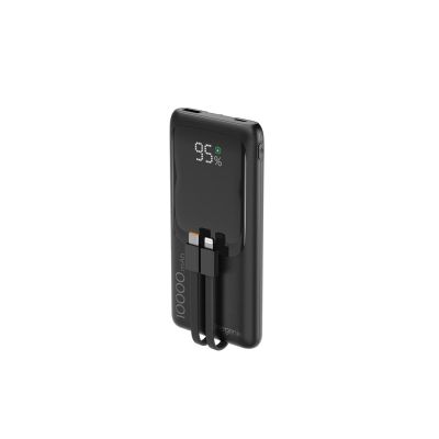 3. GEMBIRD POWERBANK 10000mAh with LCD display, integrated cables, QC3.0 20W fast charging