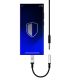 13. 3mk USB-C adapter - 3.5 mm minijack - silver