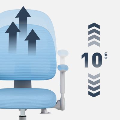 16. Junior 5.0 Blue Swivel Chair