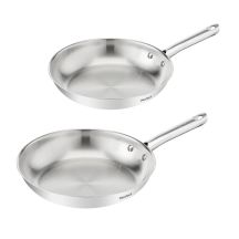 Set of 2 TEFAL Duetto On B866S234 frying pans 24/28 cm