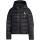 8. Women's adidas Essentials Climawarm Light Down Hoodie Jacket Black KC1580