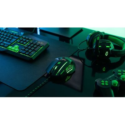 13. Esperanza Wolf EGM201G computer mouse (optical; 2400 DPI; black)