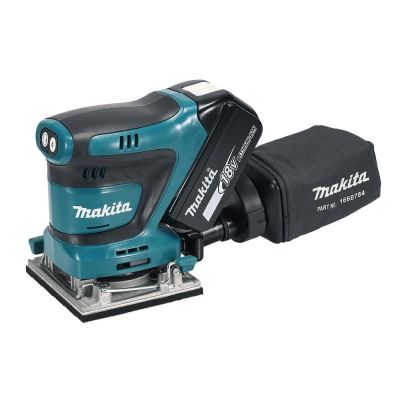 9. Makita DBO484Z Portable Sander Random Orbital Sander 14000 OPM Black, Blue