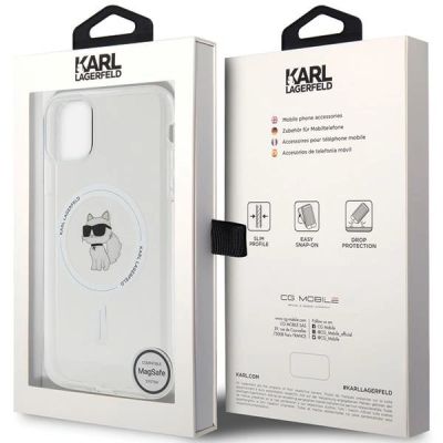 8. Karl Lagerfeld IML Choupette MagSafe case for iPhone 11 / Xr - transparent