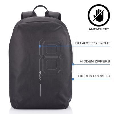 25. XD DESIGN ANTI-THEFT BACKPACK BOBBY SOFT BLACK P/N: P705.791