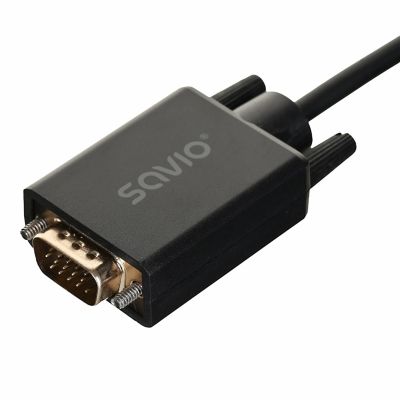4. SAVIO CABLE DISPLAY PORT TO VGA 1.8M CL-203