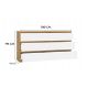 8. M6 MALWA CHEST OF DRAWERS 140 CM 6 DRAWERS ART/WHITE SET