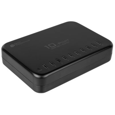 3. Good connections USB-Desktop-Schnellladestation 200W 10Port