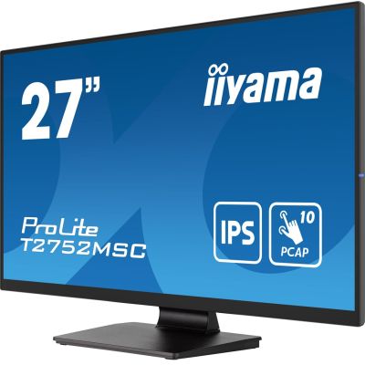 iiyama ProLite T2752MSC-B1 computer monitor 68.6 cm (27") 1920 x 1080 px Full HD LED Touchscreen Black