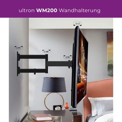 7. Ultron WM200 88.9 cm (35") Black