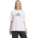 10. adidas Flower Pack Badge of Sport Women's T-Shirt White IT1421