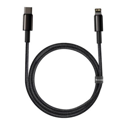 3. Baseus CATLWJ-01 Lightning - USB-C PD cable 20W 480Mb/s 1m - black