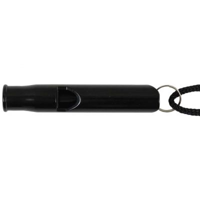4. Survival Whistle - Aluminum - Black