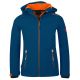 Trollkids Kids Trollfjord Jacket with hood, blue (161-142)