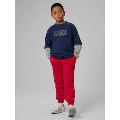 Boys' jogger sweatpants 4F 4FJRSS26TTROM1824-62S