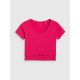 6. Women's crop top plain t-shirt 4F 4FRSS25TTSHF2695-54S