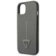 6. Guess SaffianoTriangle Logo case for iPhone 13 / 14 / 15 6.1" - silver